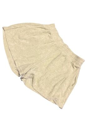 Hollister Cream High-Waist Terry Shorts